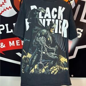 Marvel Black Panther Graphic Tee - Black and Yellow